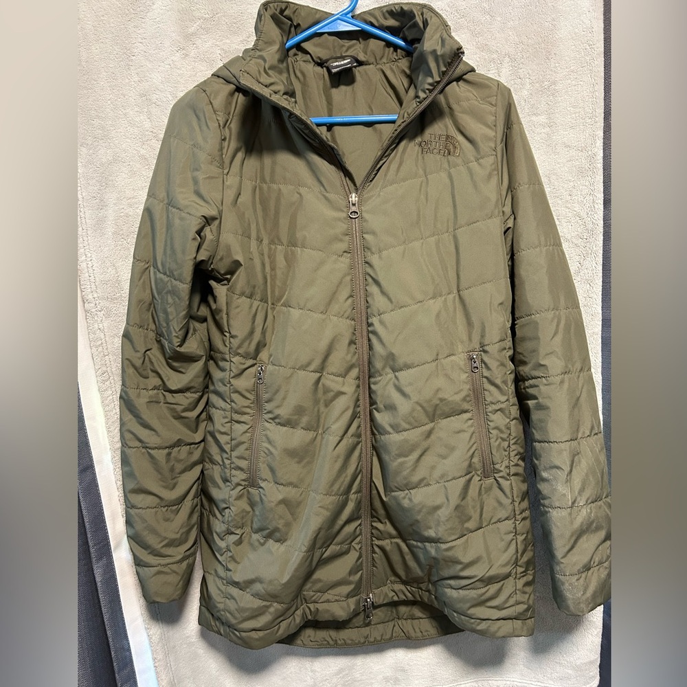 Green The NorthFace Winter Jacket
